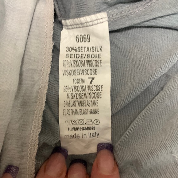 Italian Made Purple Ombré Silk Dress size Small/Medium - Picture 10 of 10